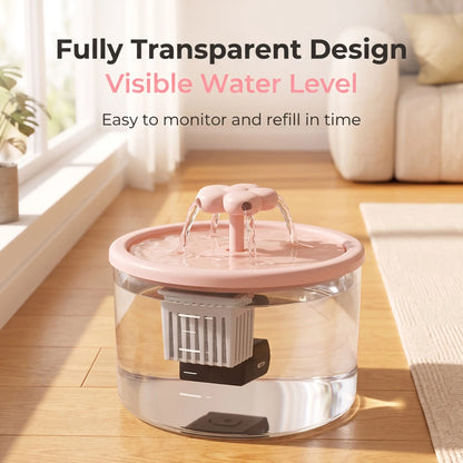 Elevate Your Cat's Hydration Experience with the Stylish and Quiet USB-Powered Cat Fountain Water Dispenser