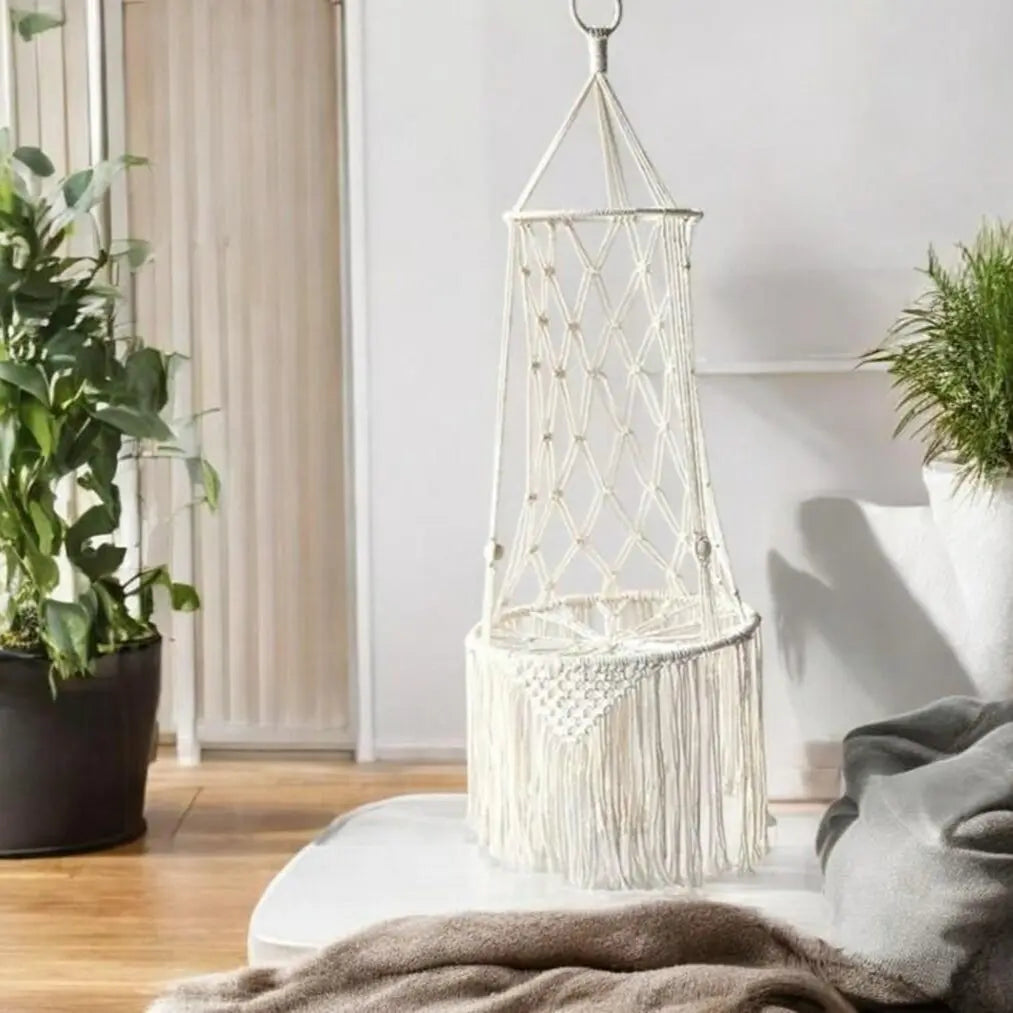 Luxurious European-Style Handmade Cat Bed Hammock - Cozy Pine Wood Swing for Your Beloved Kitty