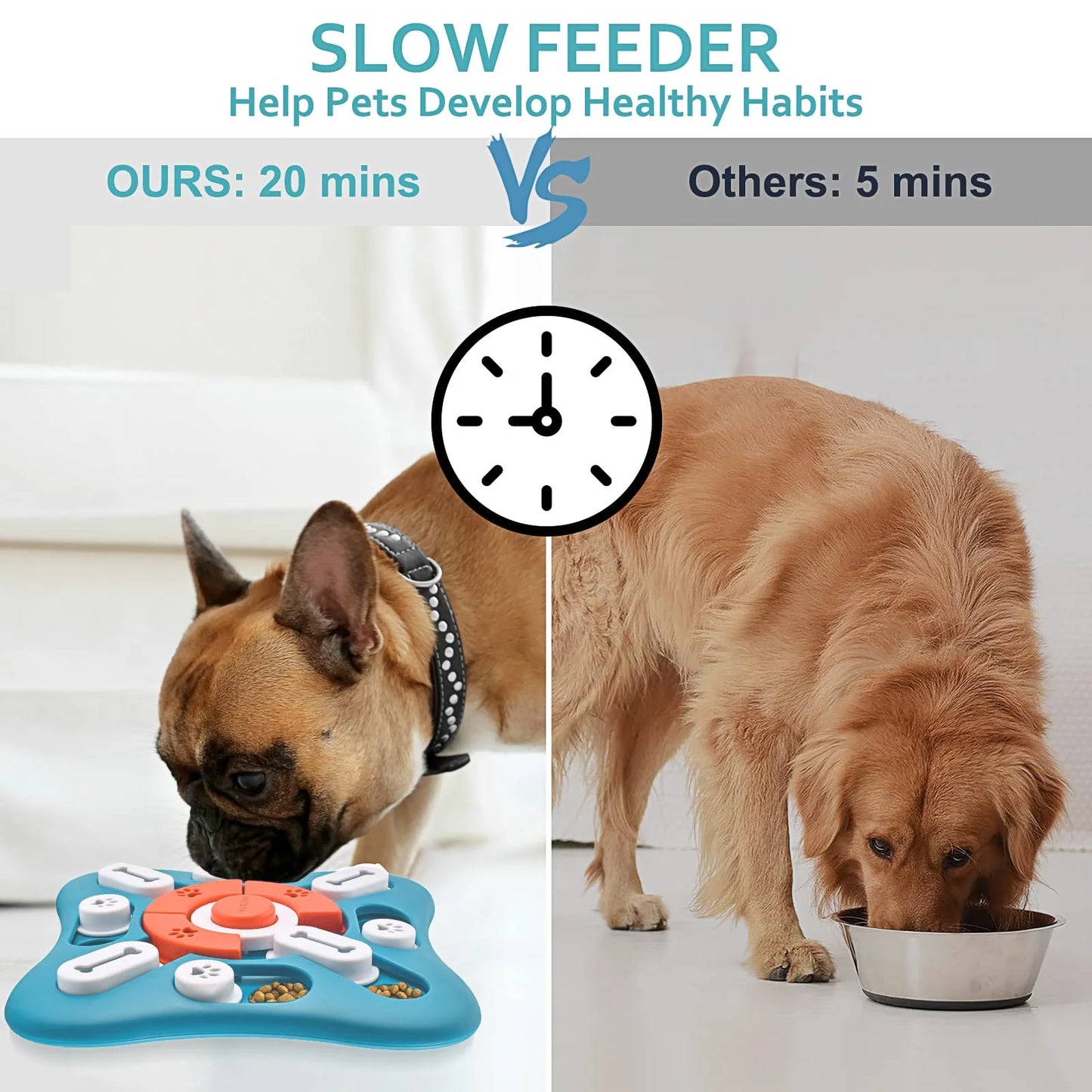 Engaging Dog Puzzle Toys for IQ Training - Interactive Treat Dispensing Toys for Dogs and Cats, Perfect for Brain Stimulation and Fun!
