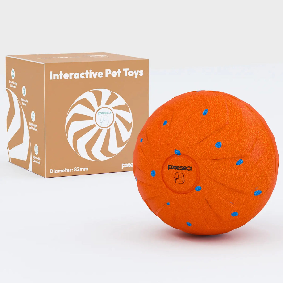Exciting Automatic Rolling Dog Ball Toy with Motion Sensor – Self-Moving, Bouncing, and Rotating Fun for Your Pet!