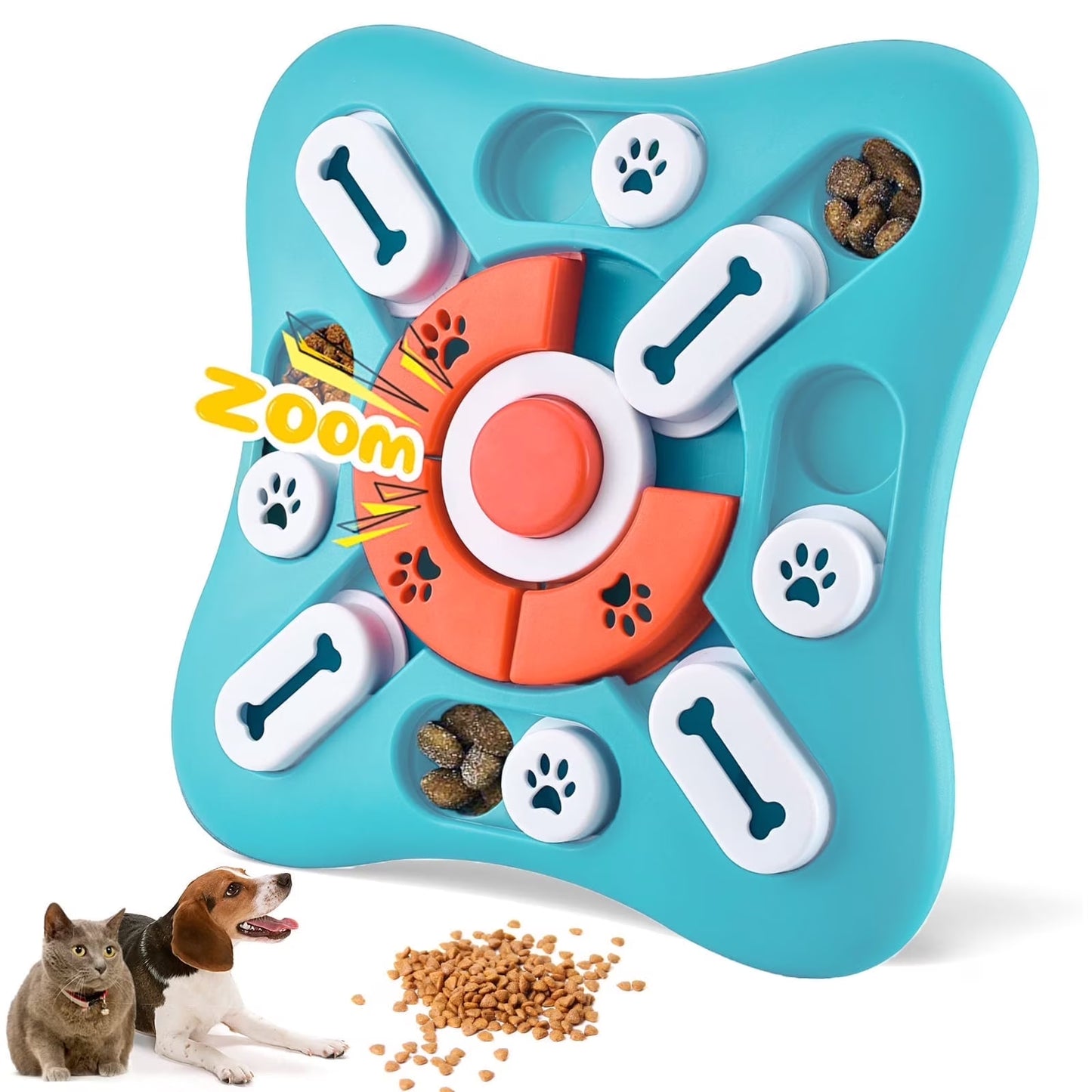 Engaging Dog Puzzle Toys for IQ Training - Interactive Treat Dispensing Toys for Dogs and Cats, Perfect for Brain Stimulation and Fun!