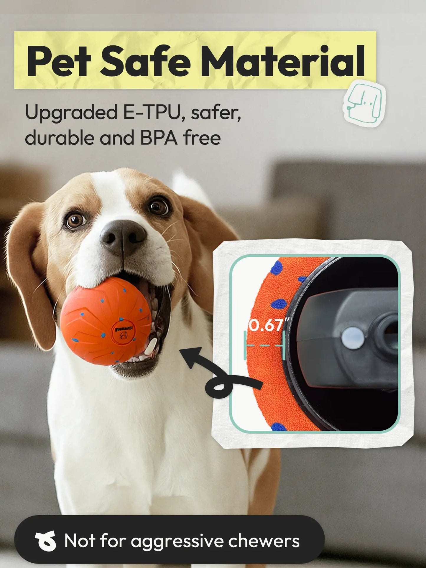 Exciting Automatic Rolling Dog Ball Toy with Motion Sensor – Self-Moving, Bouncing, and Rotating Fun for Your Pet!