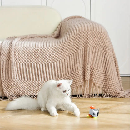 Engage Your Cat with the Smart Rolling Electric Ball Toy - Remote-Controlled Fun for Endless Entertainment!
