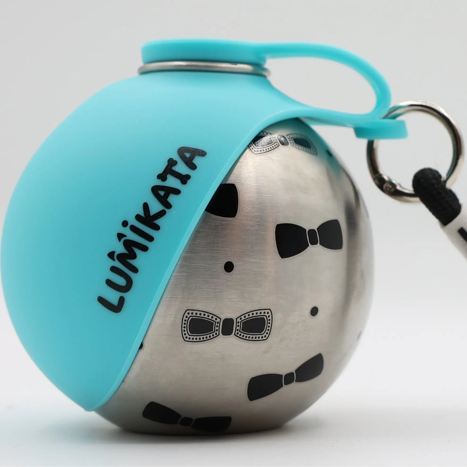 Lumikata 2-in-1 Portable Tumbler & Water Ball for Dogs - 10oz Stainless Steel Leak-Proof Bottle with Silicone Bowl for On-the-Go Hydration