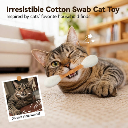 Potaroma 3 Pack Soft Natural Felt Cat Chew Toys with Catnip - Perfect for Kittens & Adult Cats, Includes Reusable Storage Bag