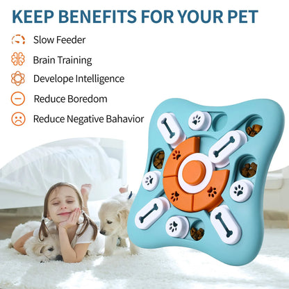 Engaging Dog Puzzle Toys for IQ Training - Interactive Treat Dispensing Toys for Dogs and Cats, Perfect for Brain Stimulation and Fun!