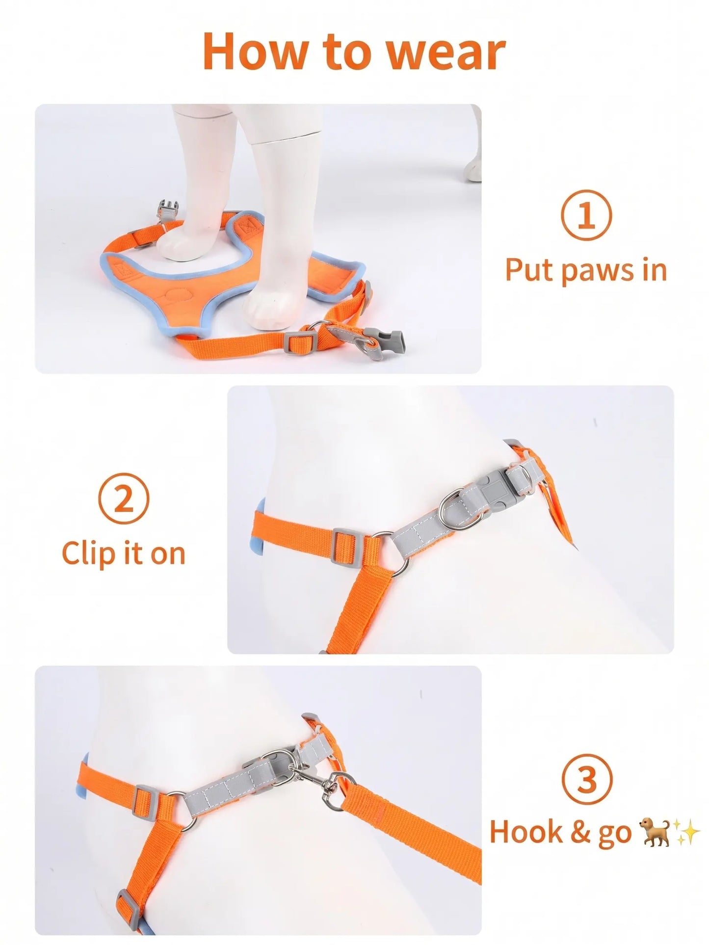 Elevate Your Pet's Outdoor Experience with Our 2 Pack Adjustable Suede Harness & Leash Set - Soft, Durable, and Reflective for Safe Walks Day or Night!