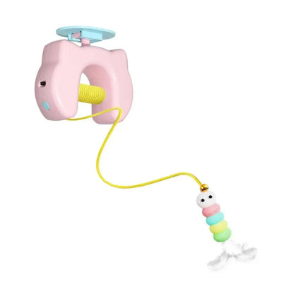 Exciting Electric Hanging Cat Teaser Toy - USB Rechargeable Interactive Fun for Your Indoor Kitten!