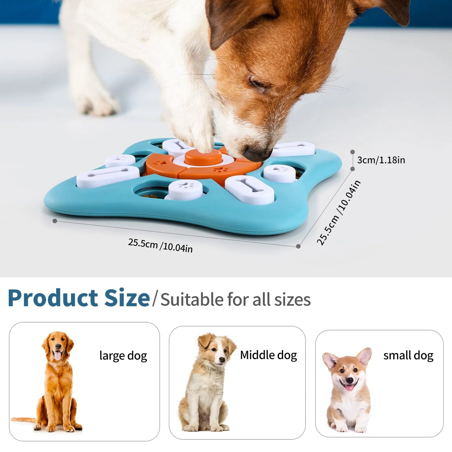 Engaging Dog Puzzle Toys for IQ Training - Interactive Treat Dispensing Toys for Dogs and Cats, Perfect for Brain Stimulation and Fun!