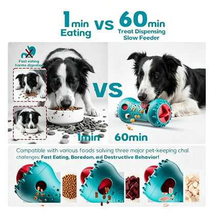 Engaging Interactive Treat Dispensing Dog Puzzle Toy for Brain Stimulation and Fun - Perfect for Dogs, Cats, and Puppies!