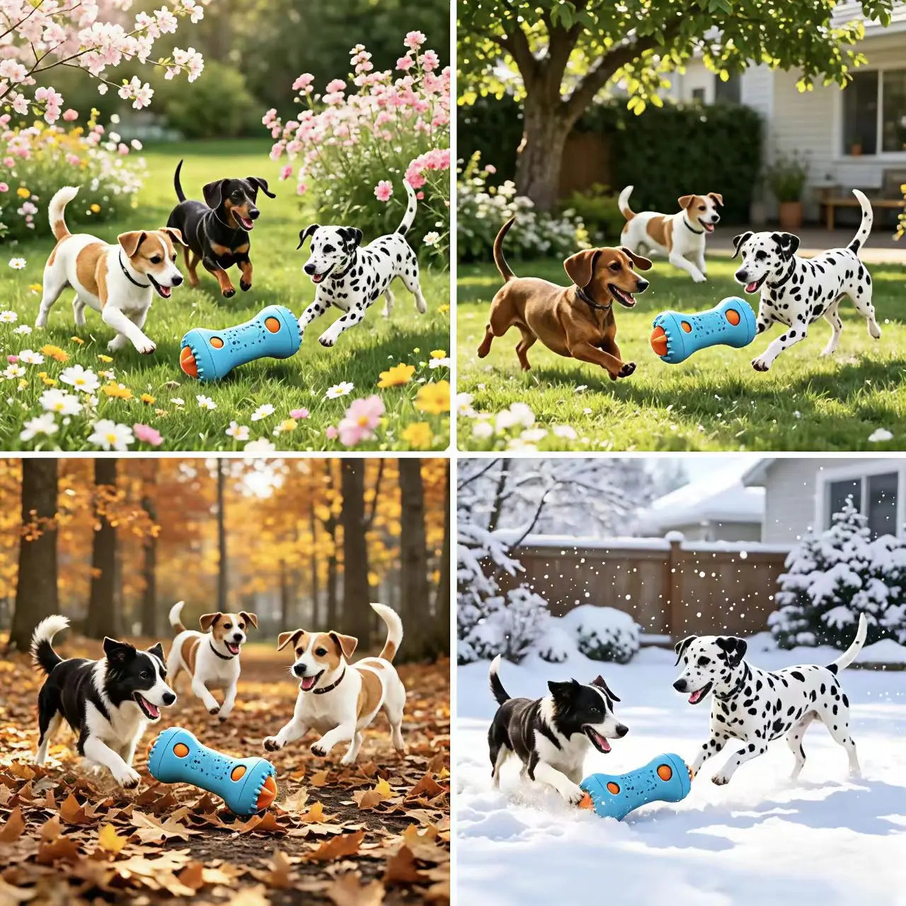 Engaging Interactive Treat Dispensing Dog Puzzle Toy for Brain Stimulation and Fun - Perfect for Dogs, Cats, and Puppies!